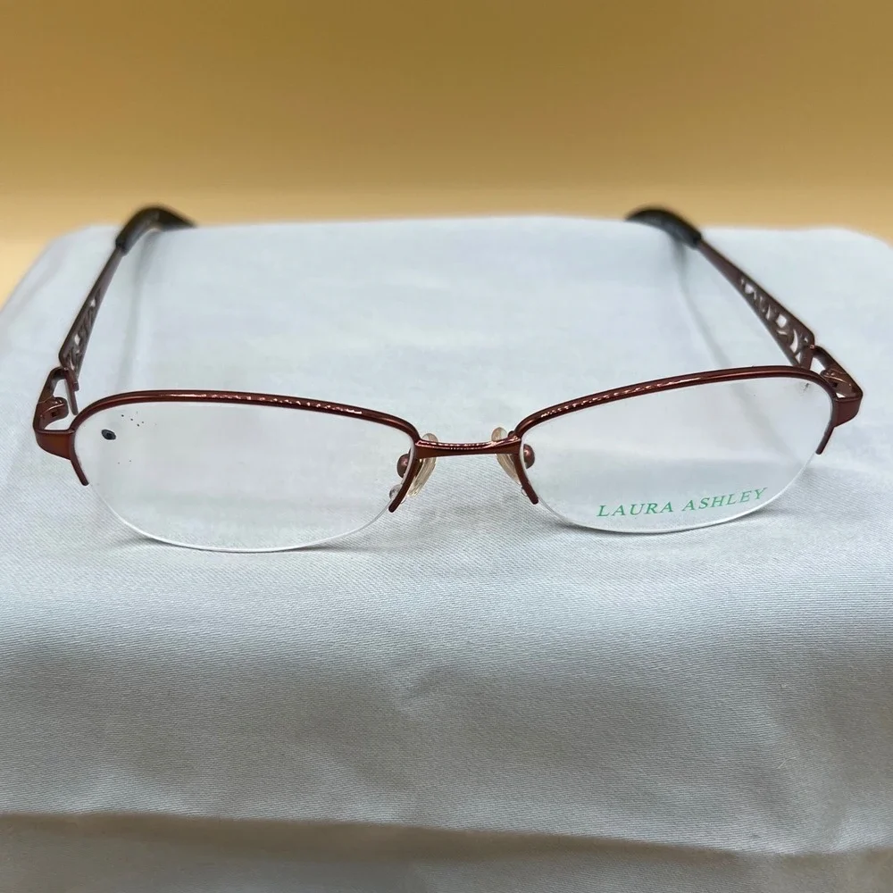 Laura Ashley Janis Eyeglasses Women 52-16-135 Cinnamon NWOT Cottagecore
